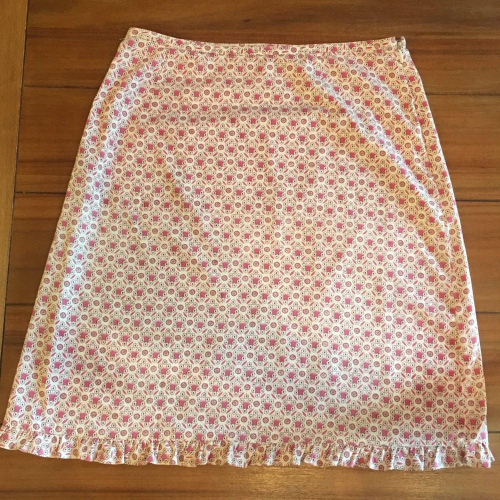 J. Crew Print Skirt Size 6